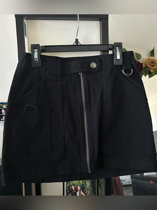 wild fable Dresses & Skirts - Black Utility Zip-Front Women's Cargo Skirt